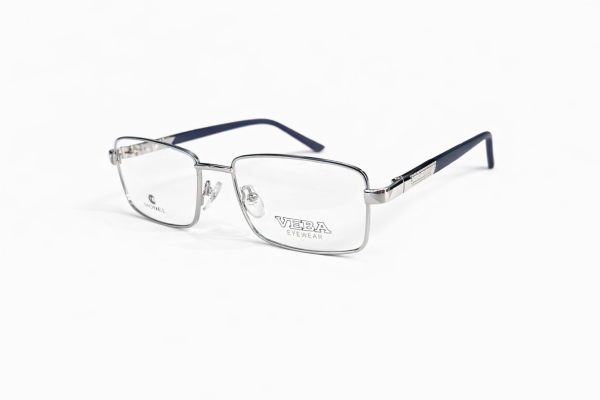 VEBA Silver & Navy Blue Two-Tone