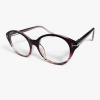 Black to Pink Ombre Round Cat-eye